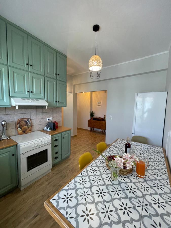 Cosy Apartment With Sea View Close To The Beach Nikiana Luaran gambar